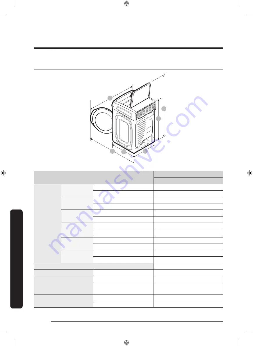 Samsung FlexDry DVE60M9900W User Manual Download Page 140