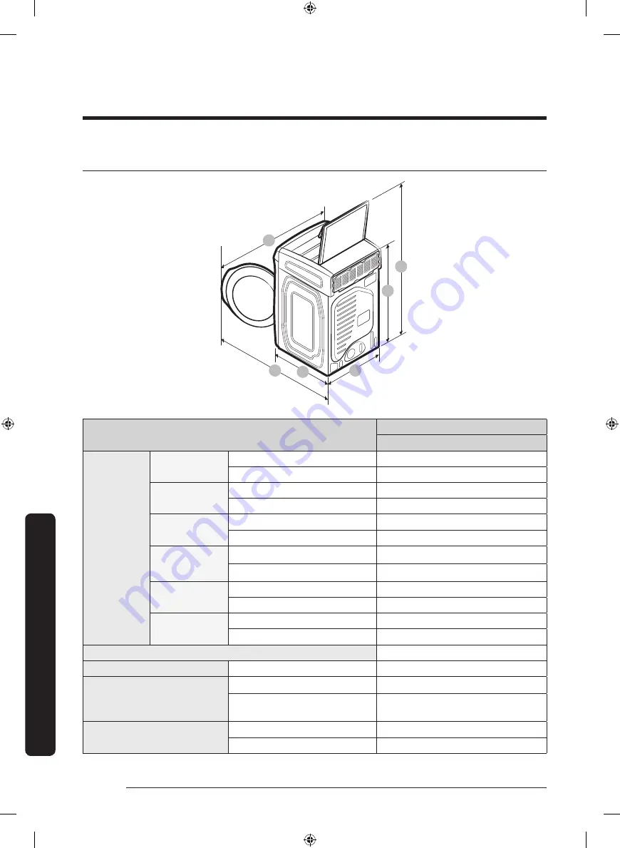 Samsung FlexDry DVG55M9600W/A3 User Manual Download Page 64