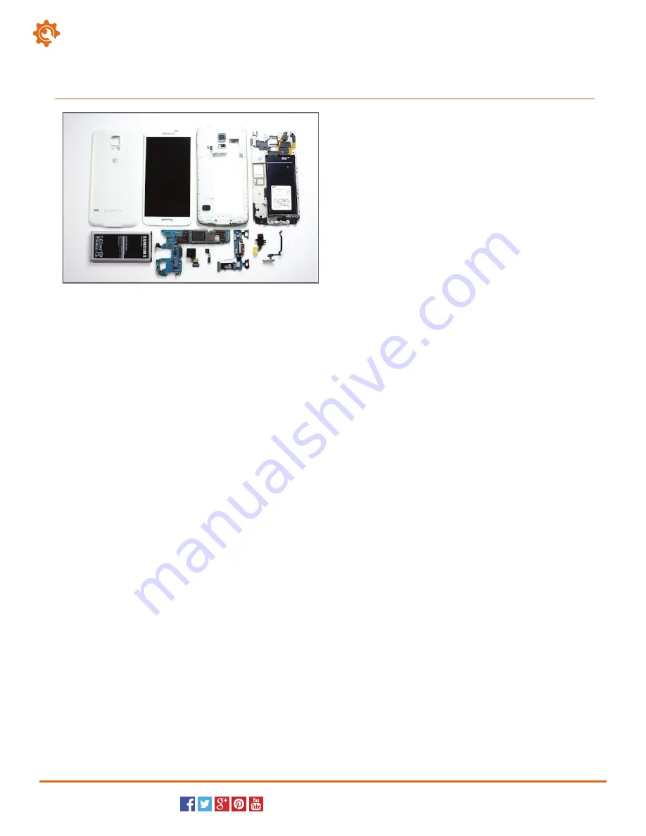 Samsung GALAXY S5 Disassemble Manual Download Page 9