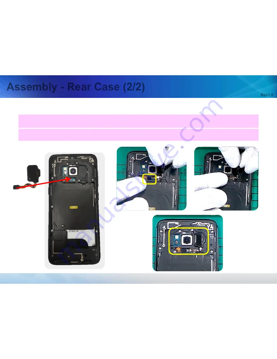 Samsung Galaxy S8 Disassembly & Assembly Manual Download Page 45