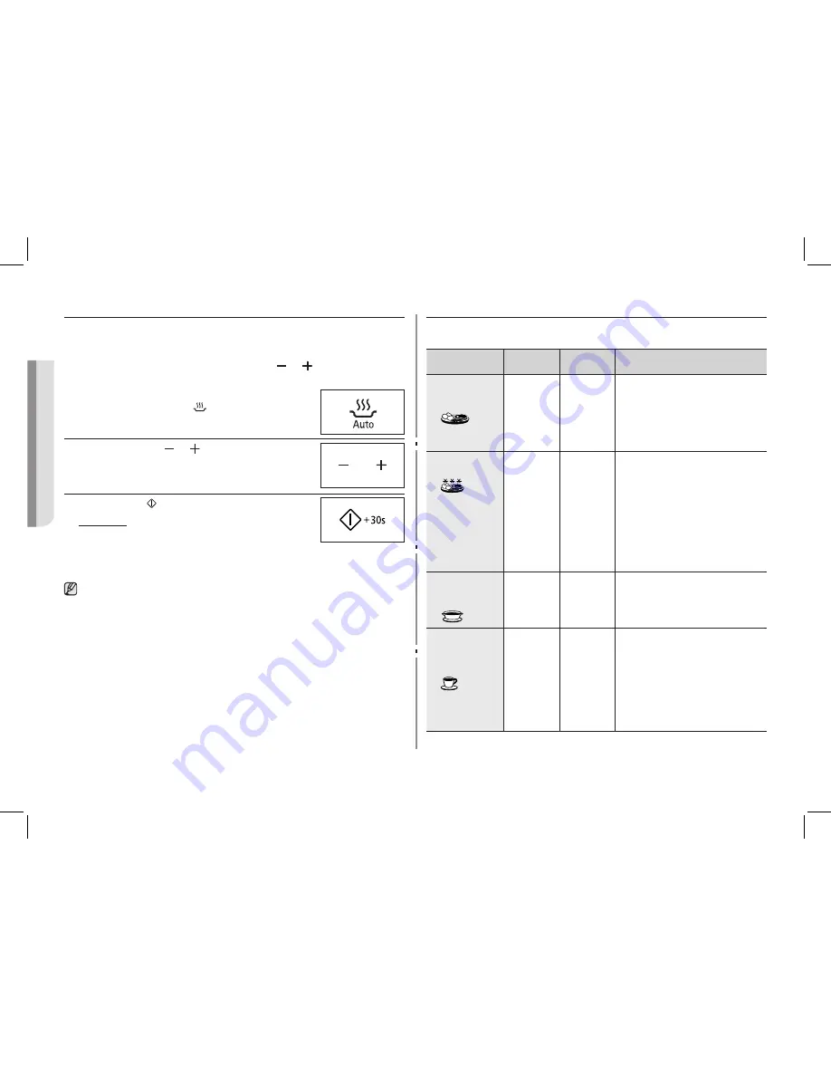 Samsung GE86V Owner'S Instructions And Cooking Manual Download Page 68