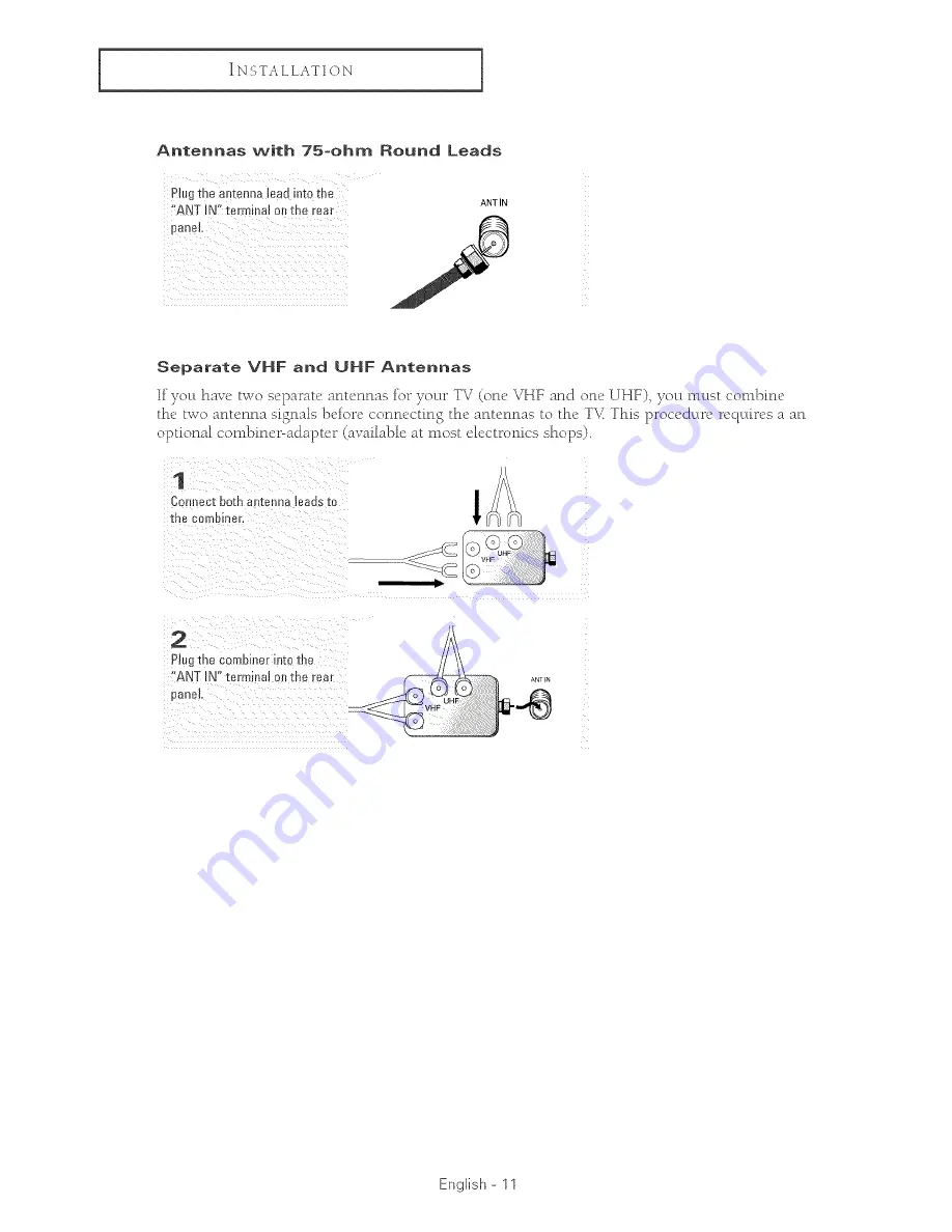 Samsung HC-P4241W Скачать руководство пользователя страница 11