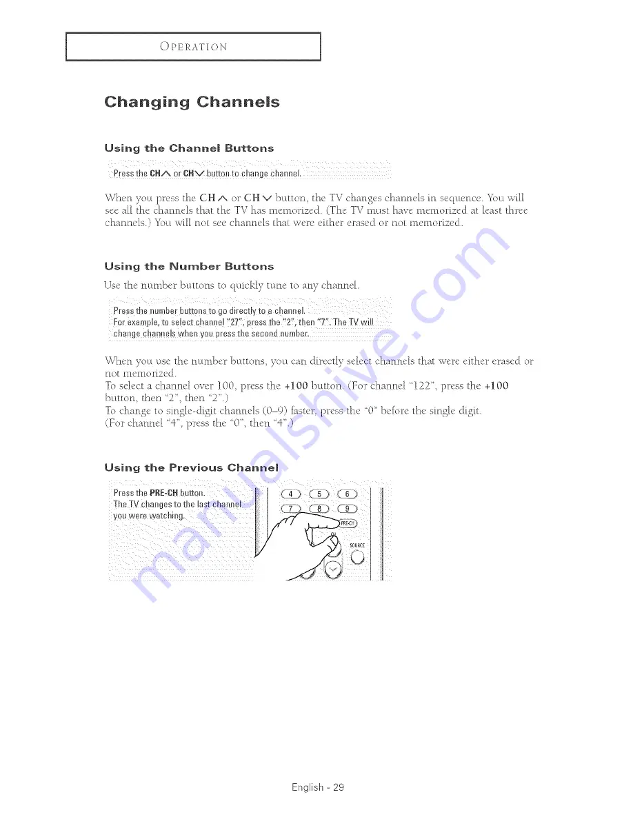 Samsung HC-P4241W Owner'S Instructions Manual Download Page 29