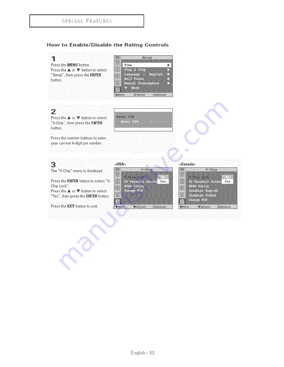 Samsung HC-P4241W Owner'S Instructions Manual Download Page 53