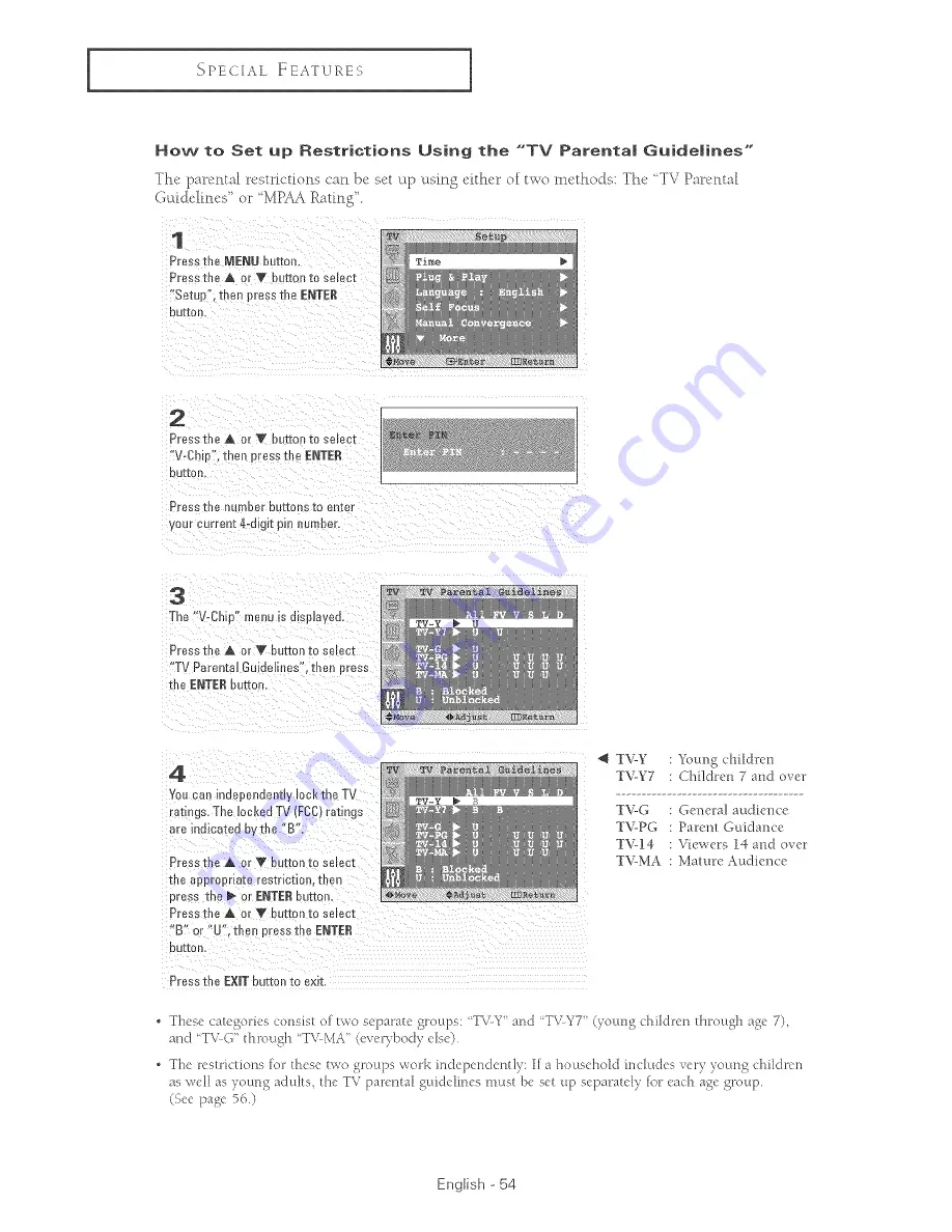 Samsung HC-P4241W Owner'S Instructions Manual Download Page 54