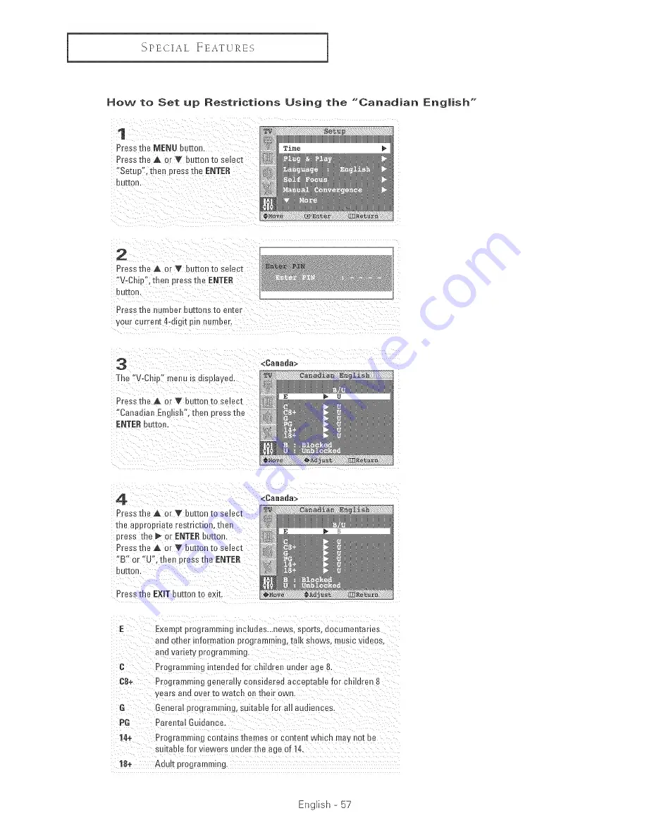 Samsung HC-P4241W Скачать руководство пользователя страница 57