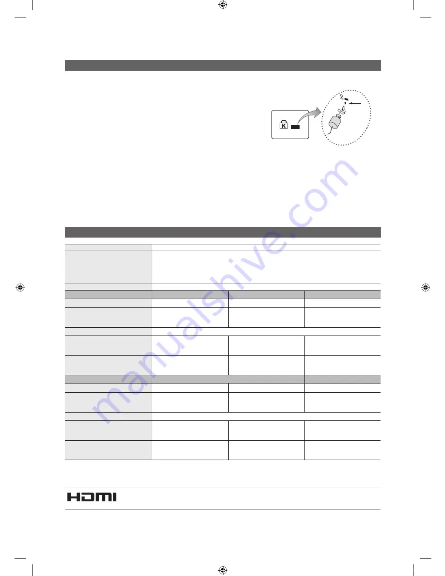 Samsung HG32EA790 SERIES Installation Manual Download Page 74