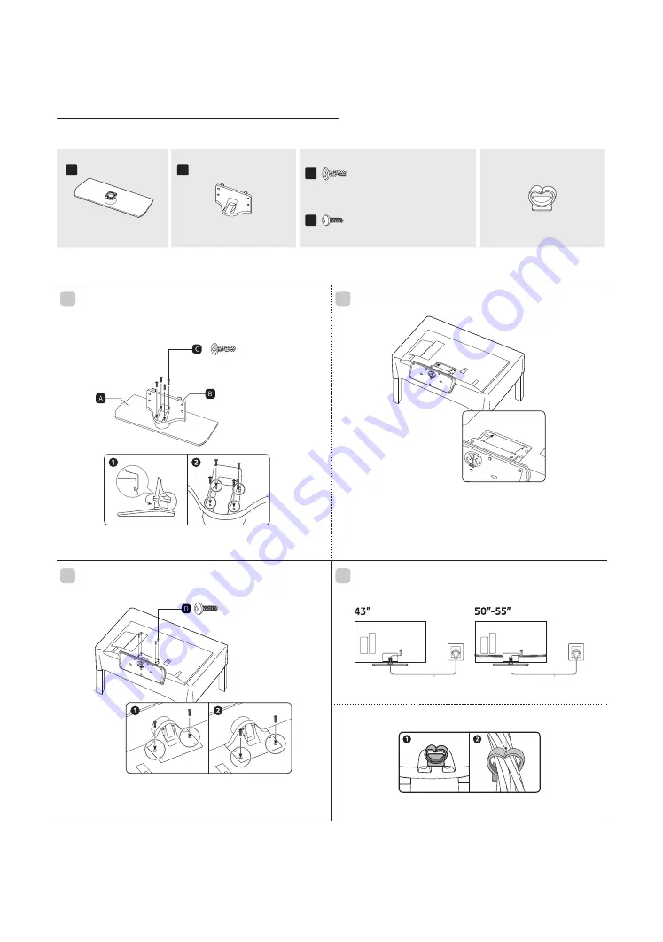 Samsung HG43AJ690Y Install Manual Download Page 10