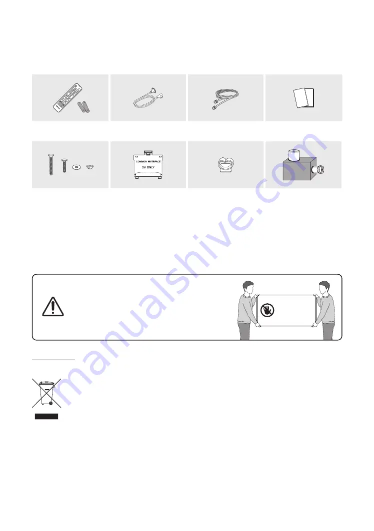 Samsung HG43AJ692Y Install Manual Download Page 7