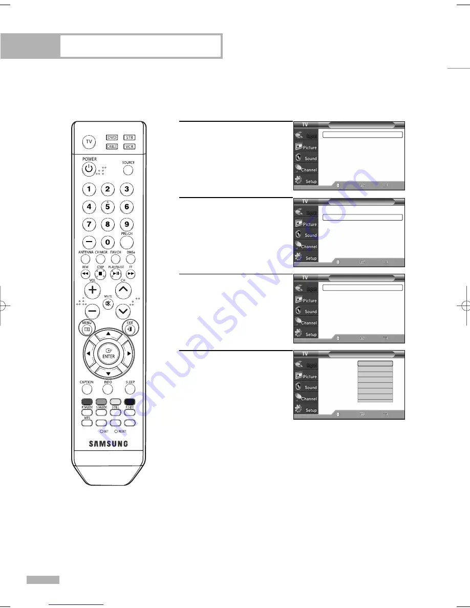 Samsung HL-S5065W Скачать руководство пользователя страница 46