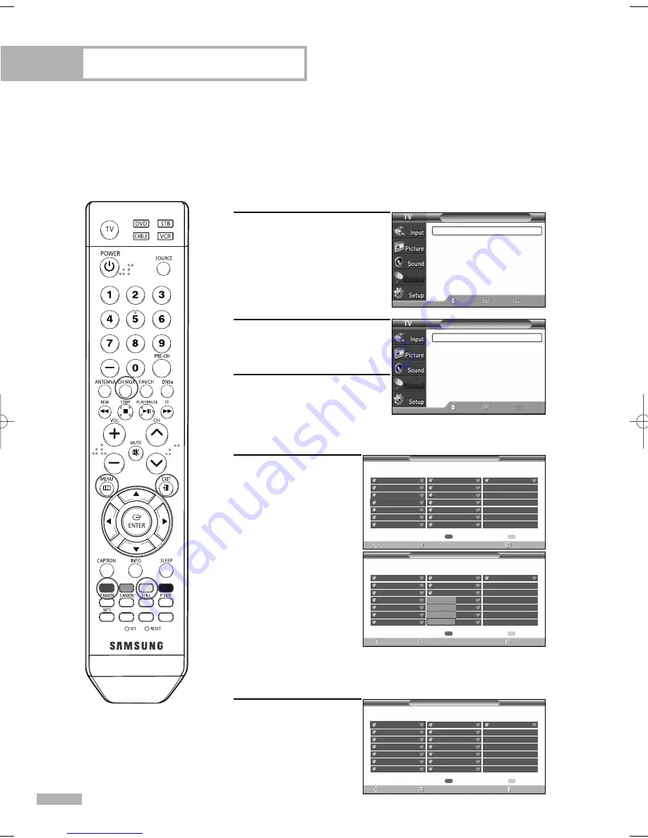 Samsung HL-S5065W Owner'S Instructions Manual Download Page 50