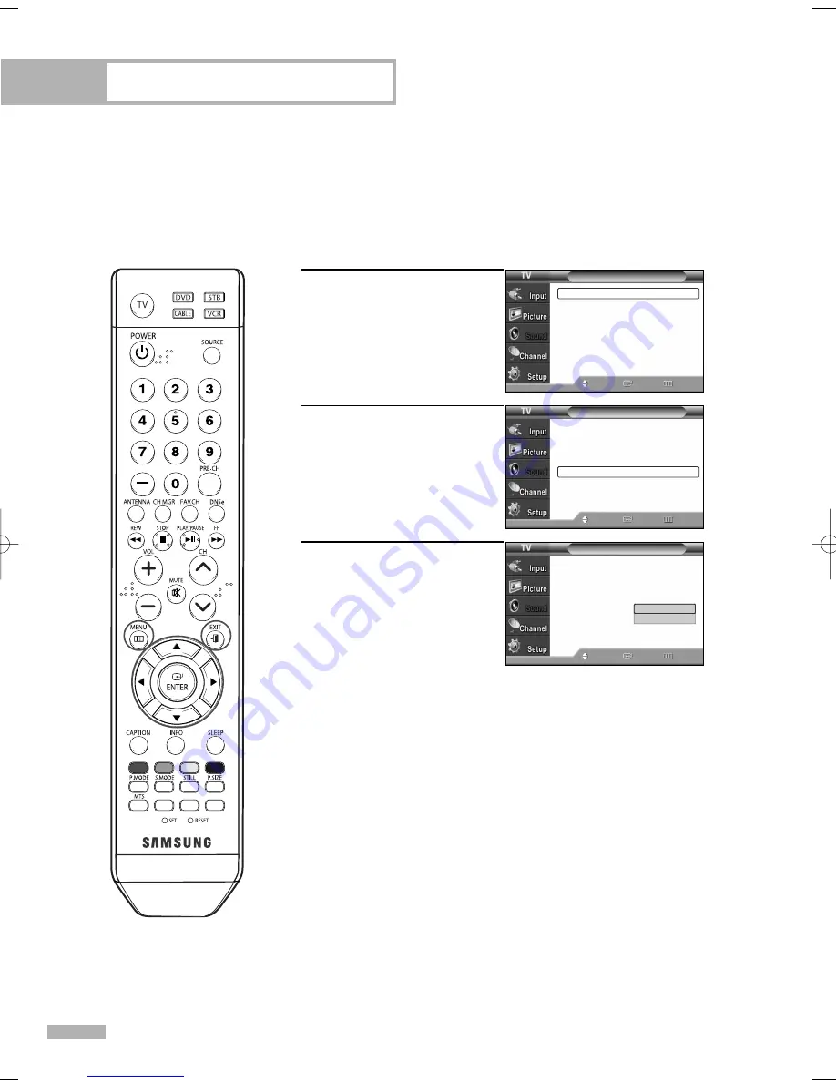 Samsung HL-S5065W Owner'S Instructions Manual Download Page 76