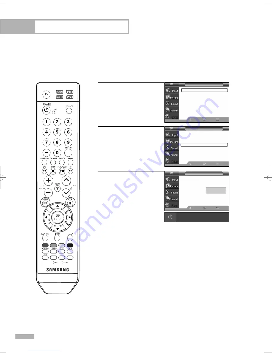 Samsung HL-S5065W Owner'S Instructions Manual Download Page 84