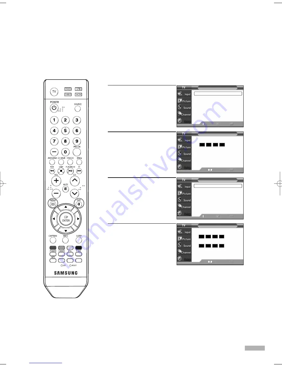 Samsung HL-S5065W Owner'S Instructions Manual Download Page 87