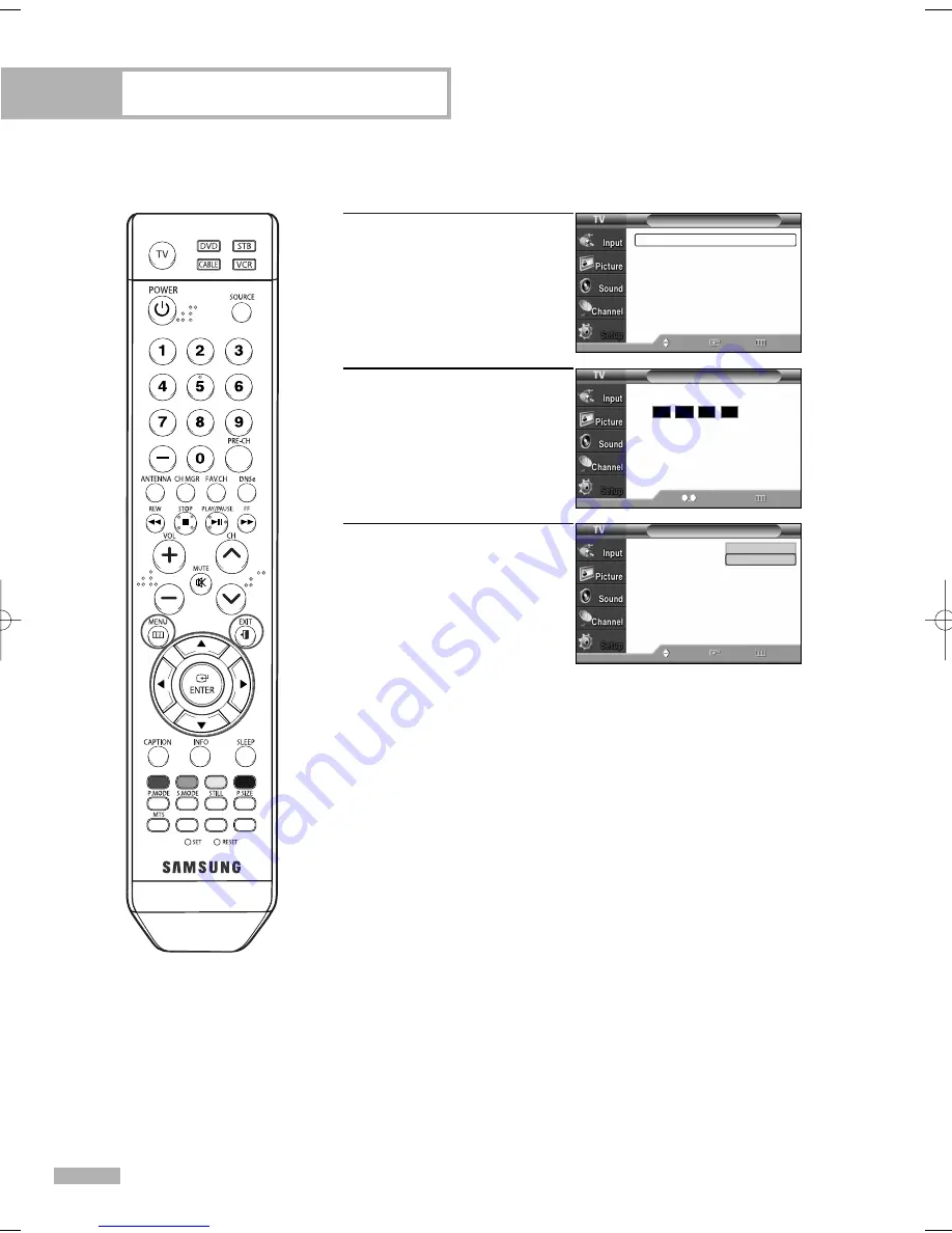 Samsung HL-S5065W Owner'S Instructions Manual Download Page 88