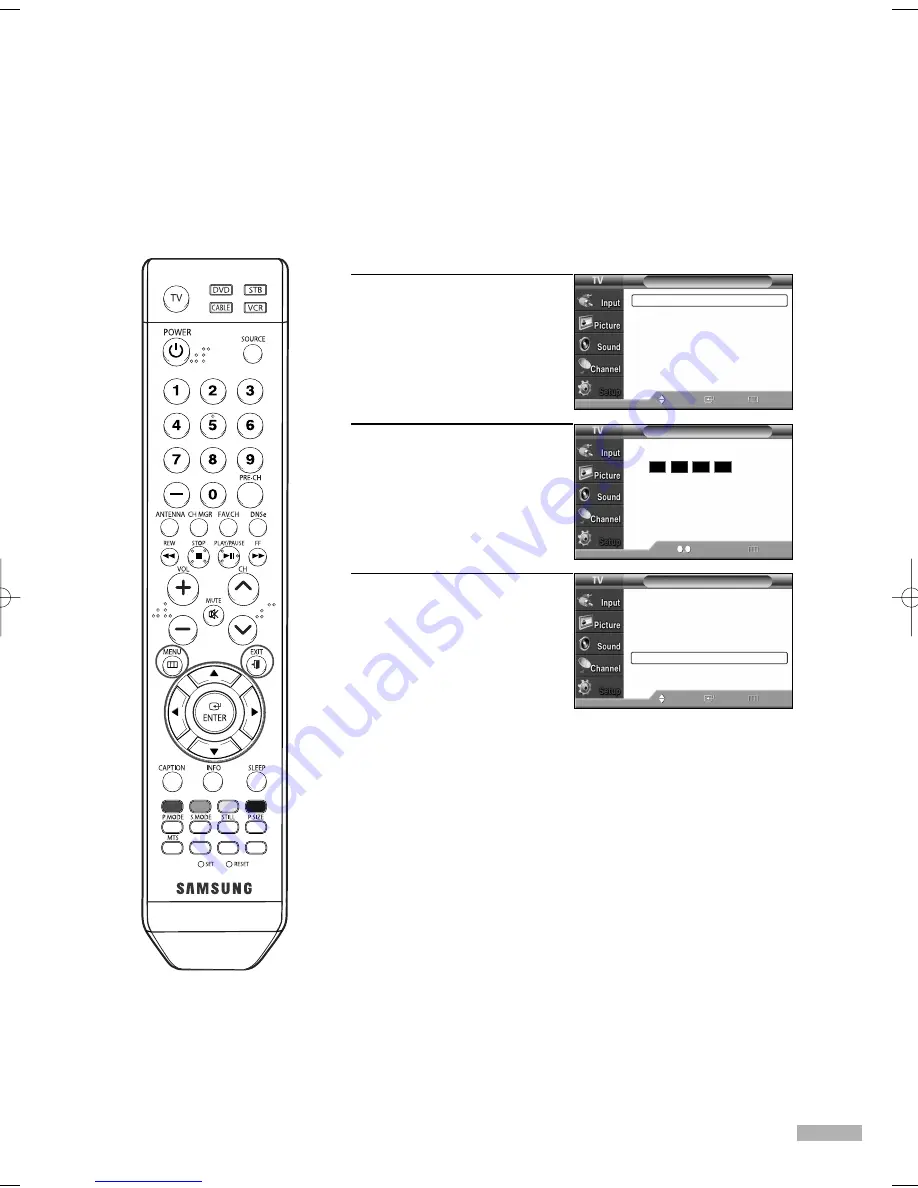 Samsung HL-S5065W Owner'S Instructions Manual Download Page 97