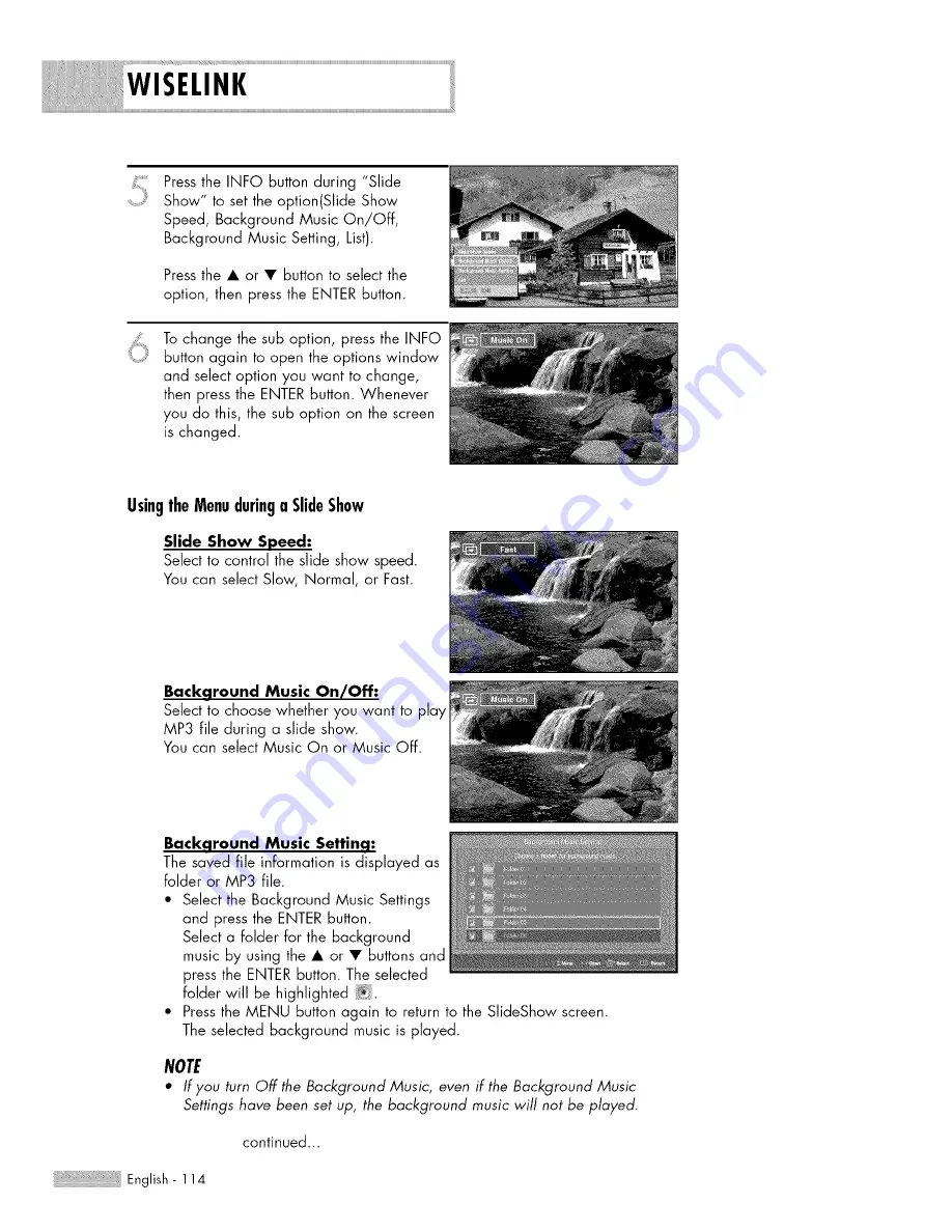 Samsung HL-S5687W Owner'S Instructions Manual Download Page 114