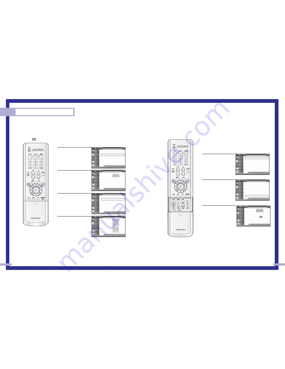 Samsung HLN4365W1 Instruction Manual Download Page 34