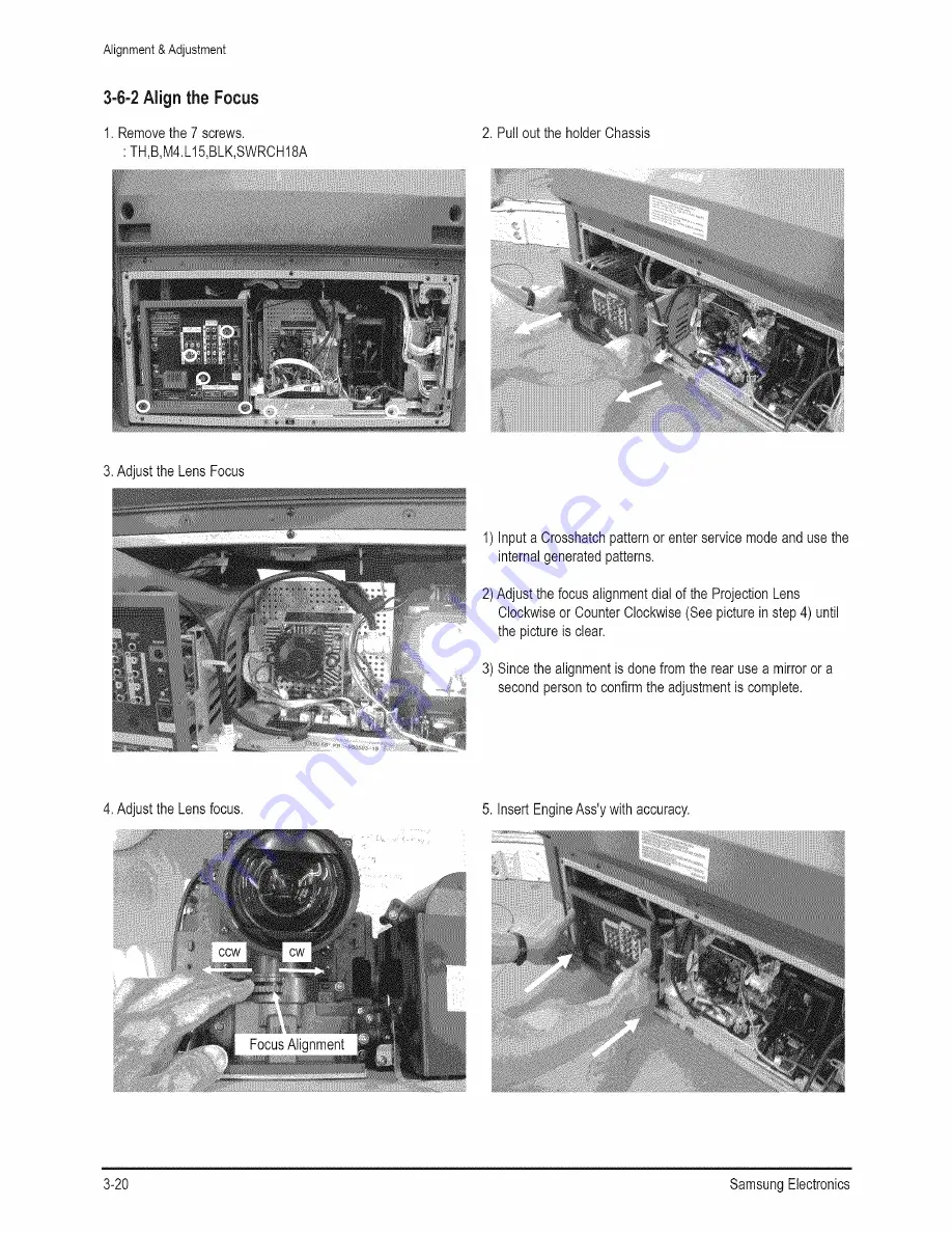 Samsung HLRS078WX/XAA Скачать руководство пользователя страница 33