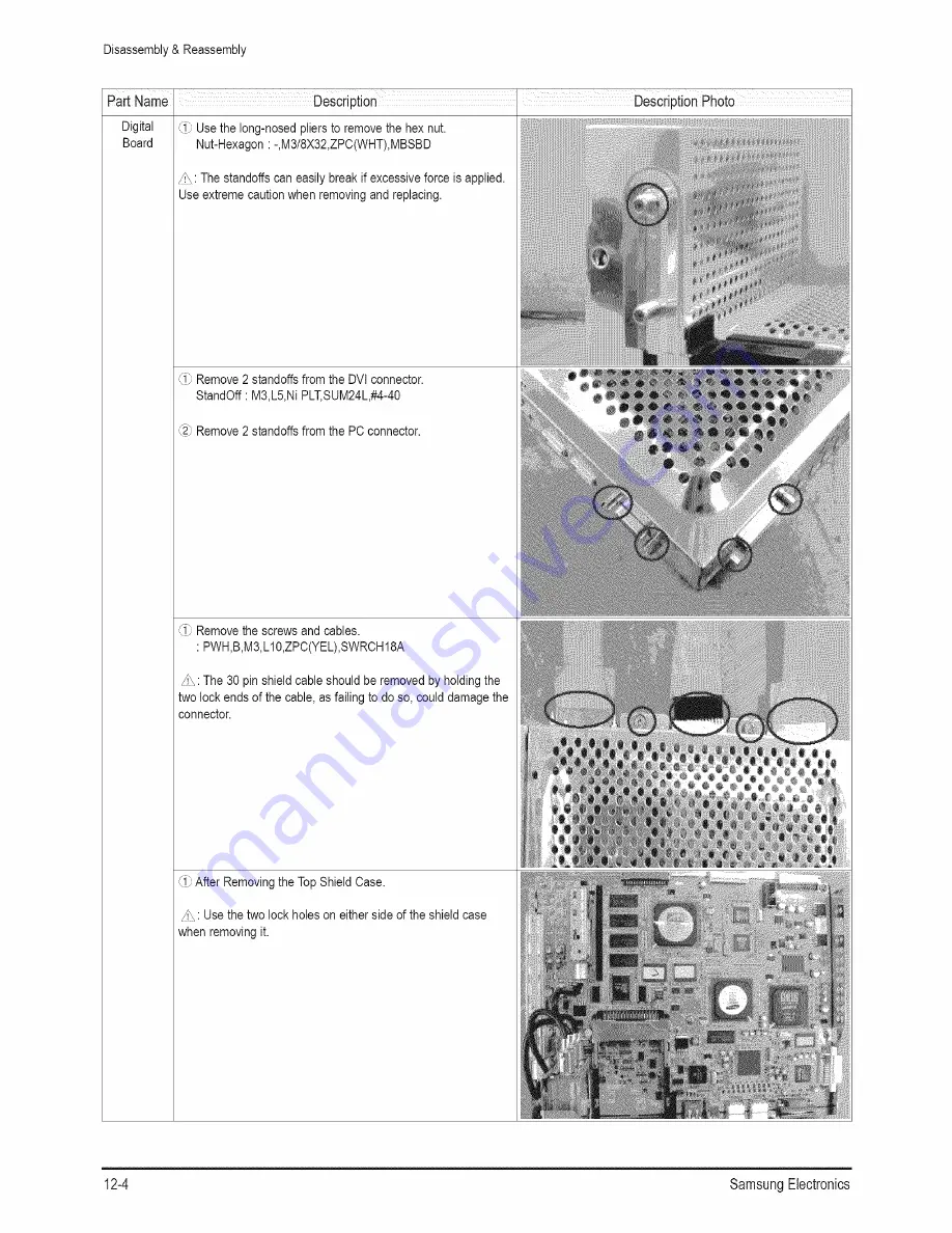 Samsung HLRS078WX/XAA Service Manual Download Page 114