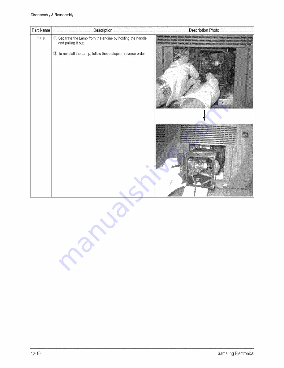 Samsung HLRS078WX/XAA Service Manual Download Page 120