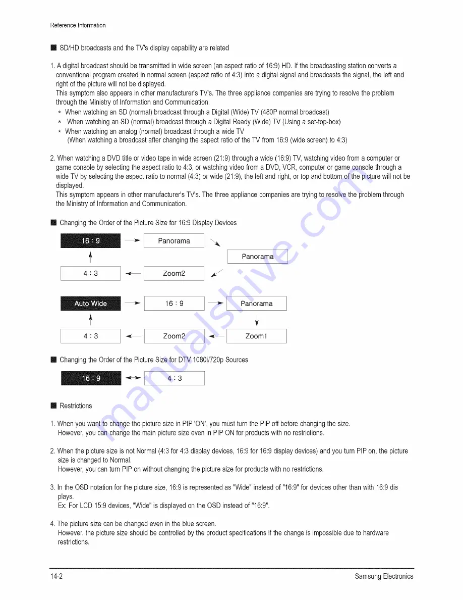 Samsung HLRS078WX/XAA Service Manual Download Page 136