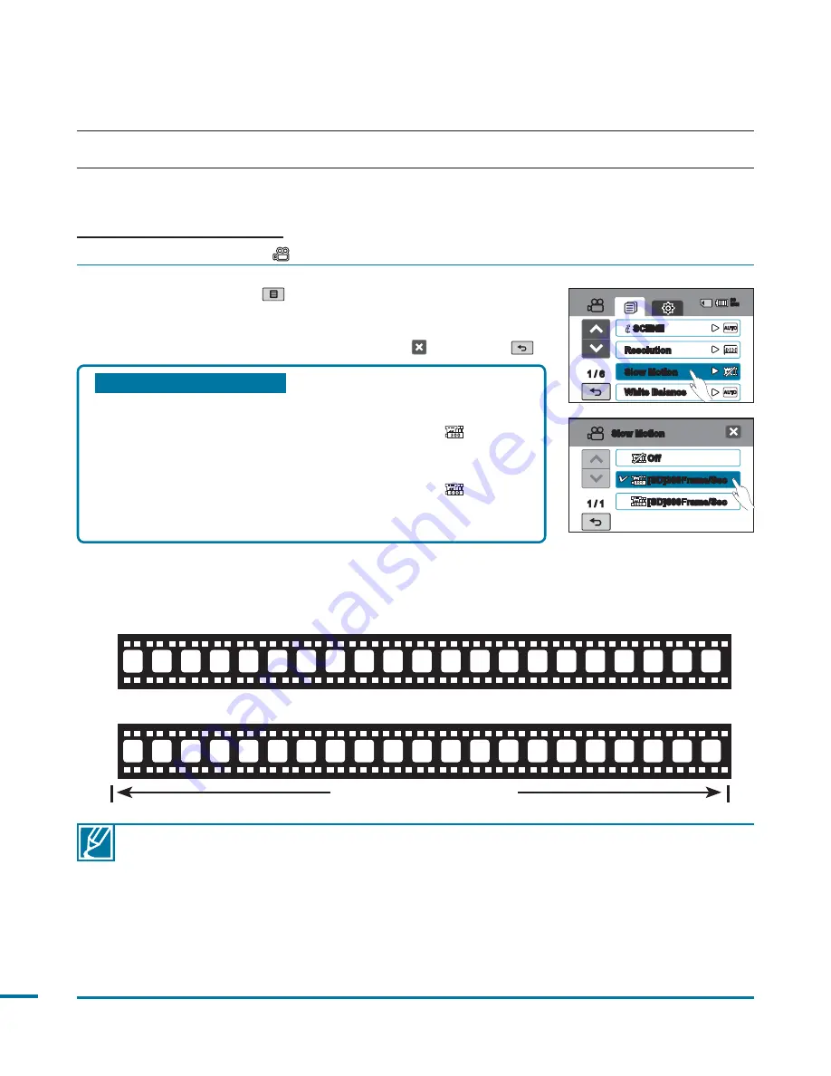 Samsung HMX H100 - Camcorder - 1080i Скачать руководство пользователя страница 64