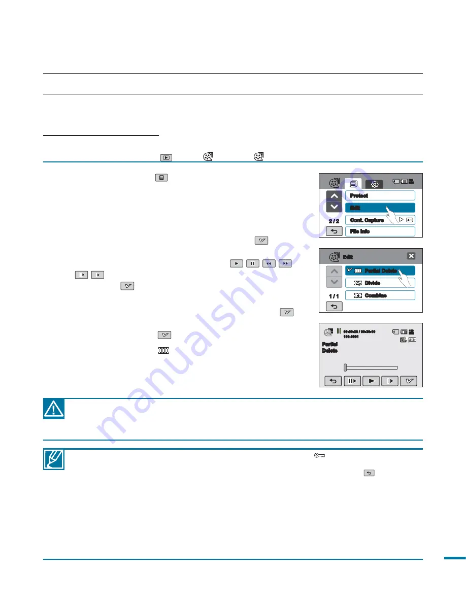 Samsung HMX H100 - Camcorder - 1080i Manual Del Usuario Download Page 107