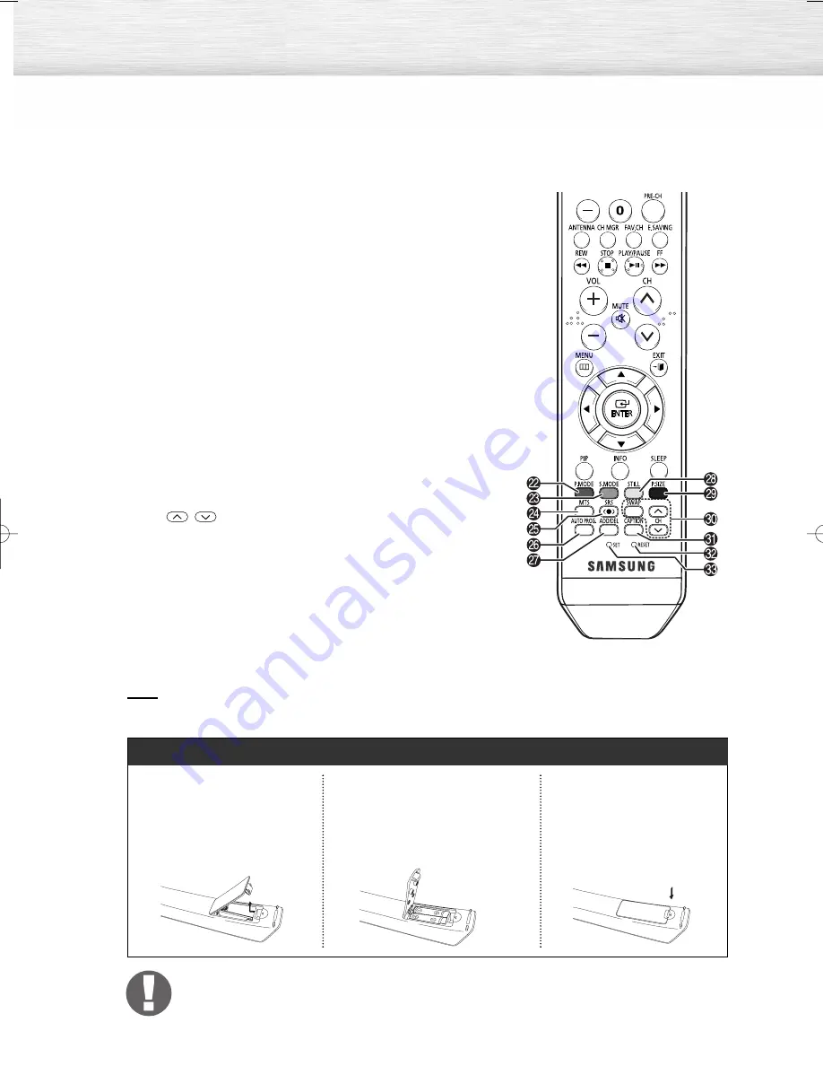 Samsung HP-S4253 Скачать руководство пользователя страница 12