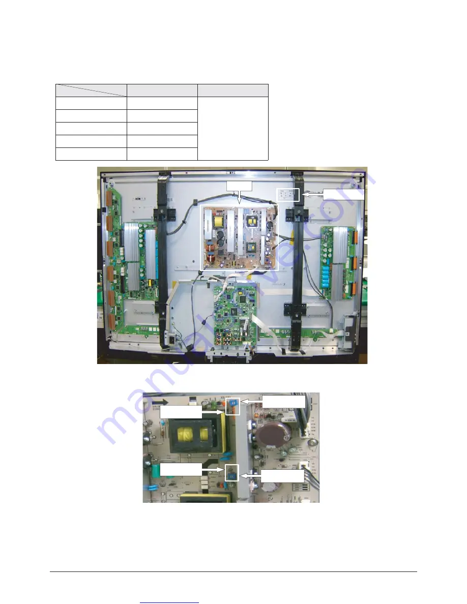 Samsung HPT4254X/XAA Service Manual Download Page 58