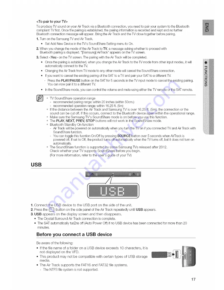 Samsung HW-F450/ZA Скачать руководство пользователя страница 17