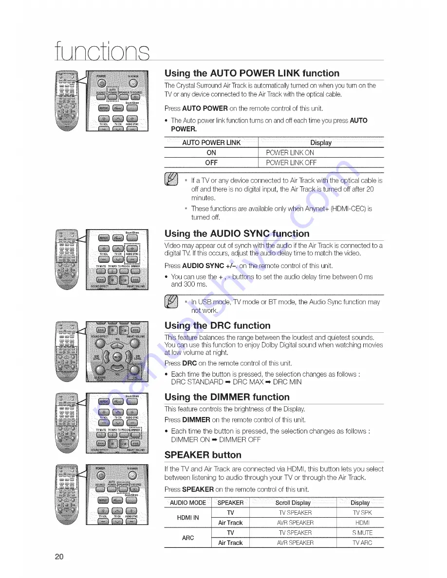 Samsung HW-F450/ZA User Manual Download Page 20