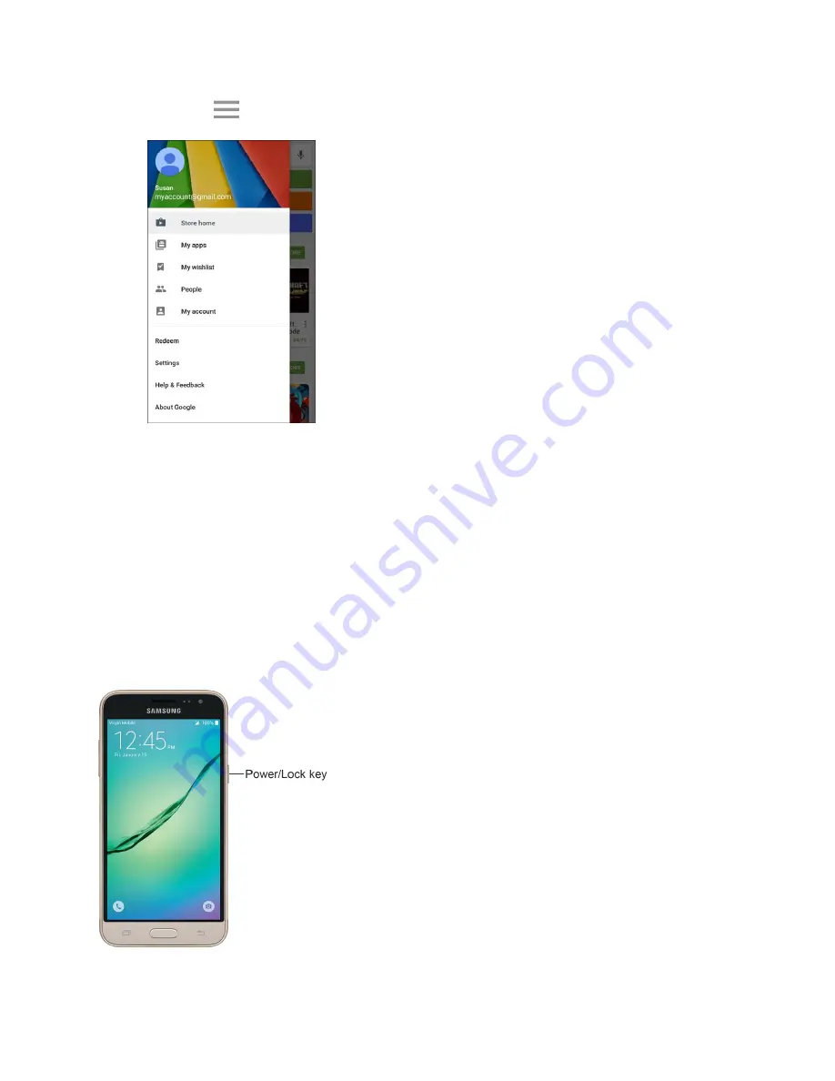 Samsung J320 User Manual Download Page 52