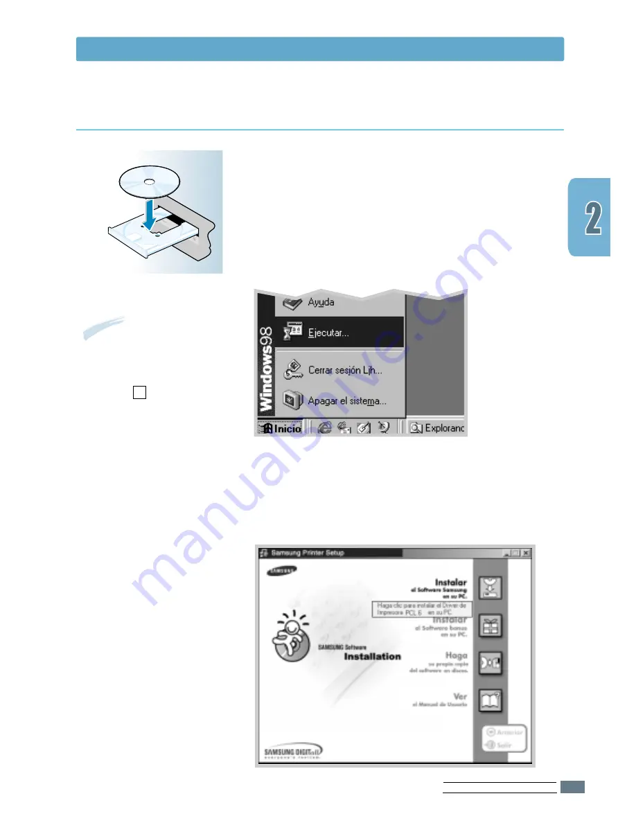 Samsung Lazett ML-1250 Manual Del Usuario Download Page 23