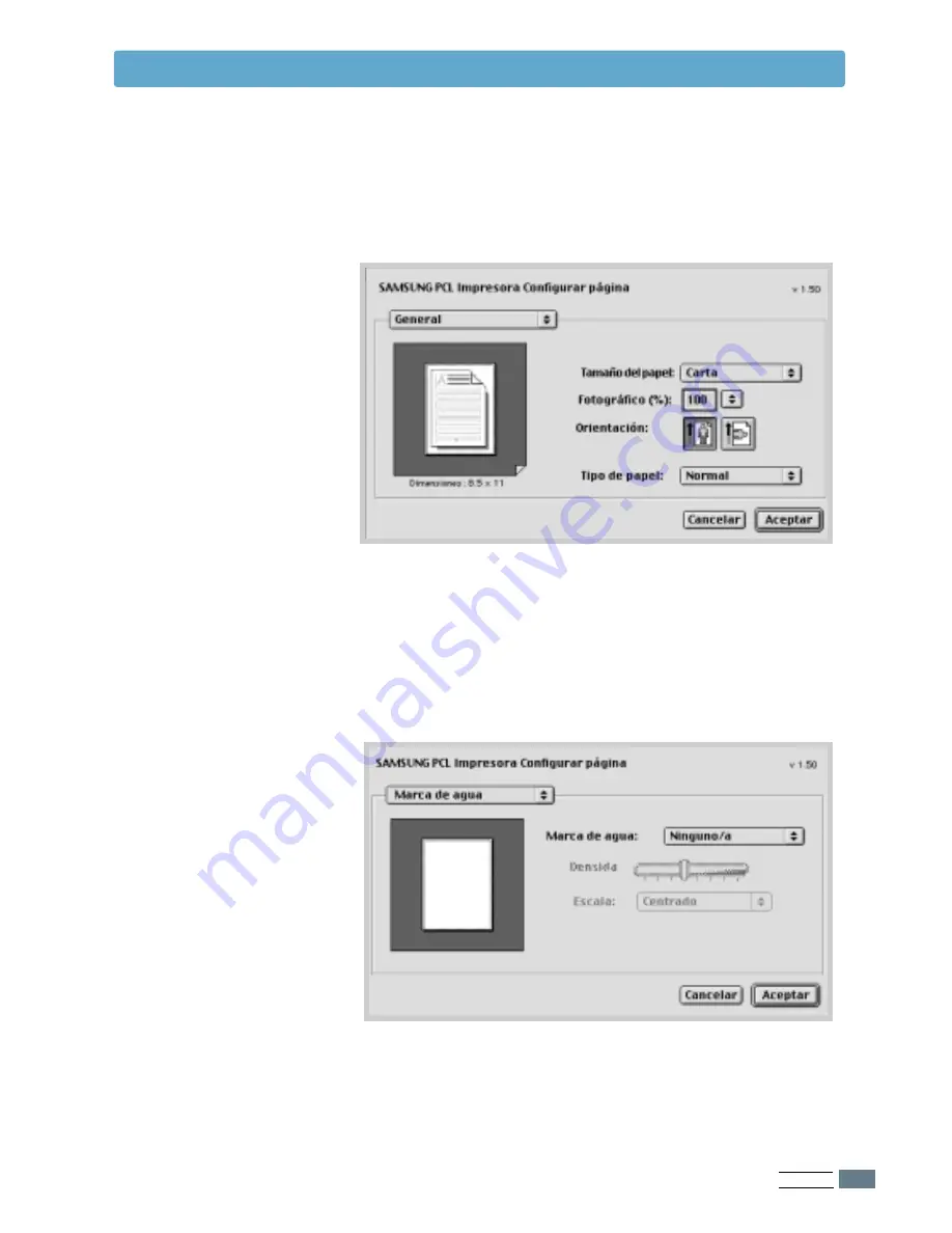 Samsung Lazett ML-1250 Manual Del Usuario Download Page 118