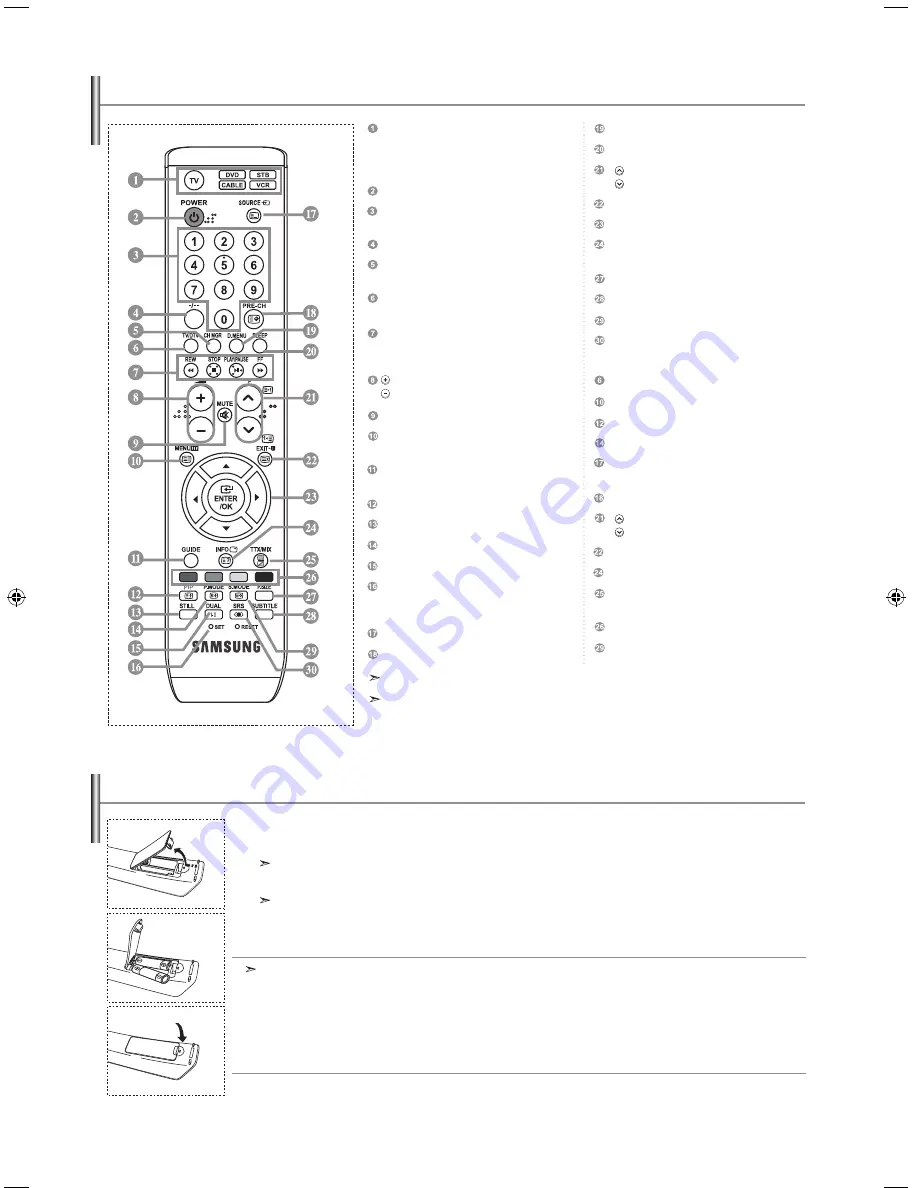 Samsung LE26R74BD Owner'S Instructions Manual Download Page 42