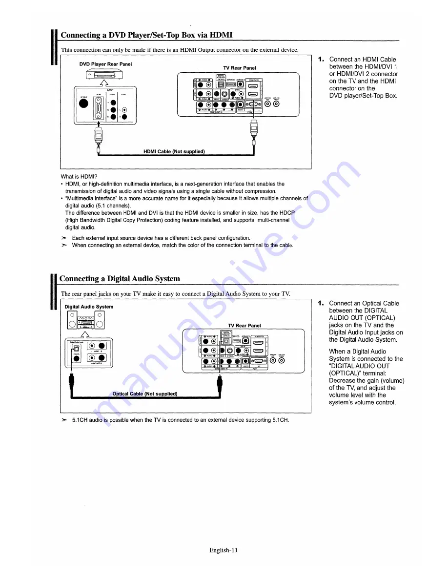 Samsung LN-S2651D Owner'S Manual Download Page 13