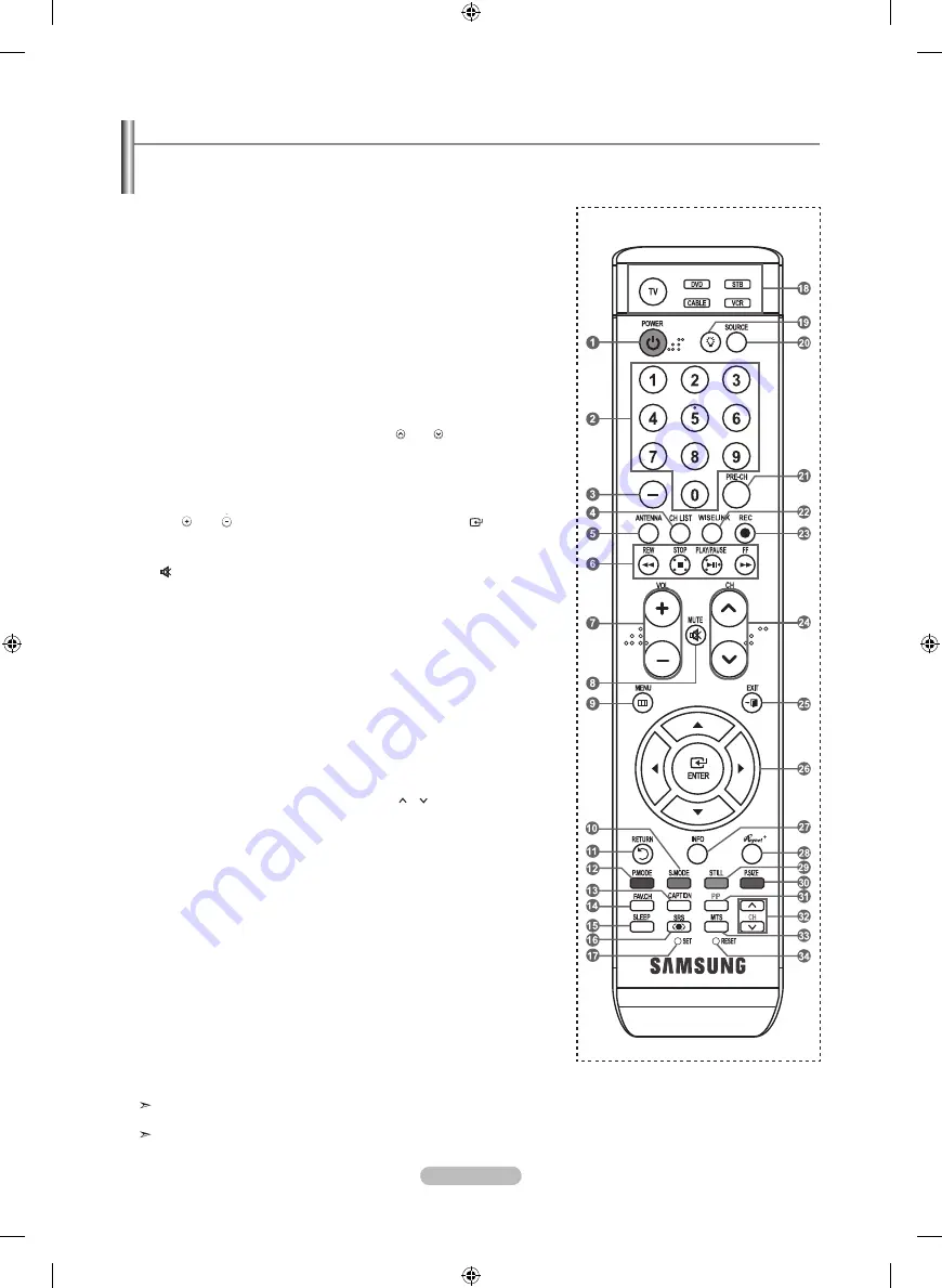 Samsung LN-T4065F User Manual Download Page 7