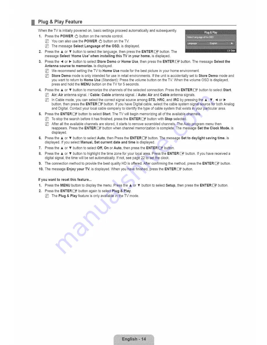 Samsung LN22B350 Series 3 350 User Manual Download Page 16