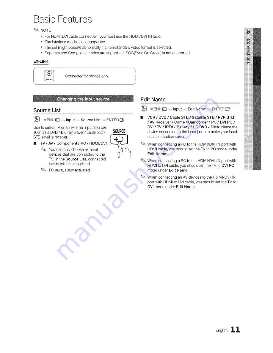 Samsung LN22D450 User Manual Download Page 11