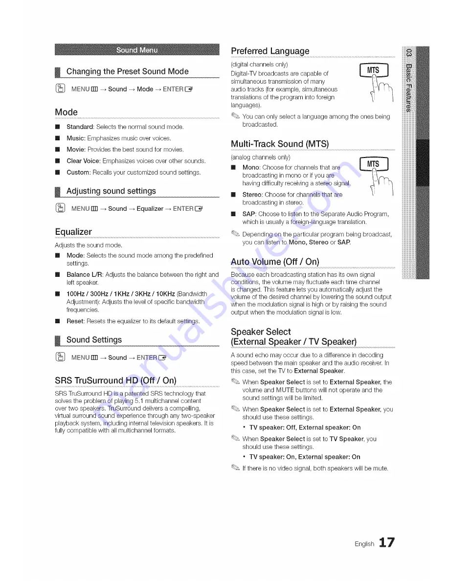 Samsung LN22D450 User Manual Download Page 17