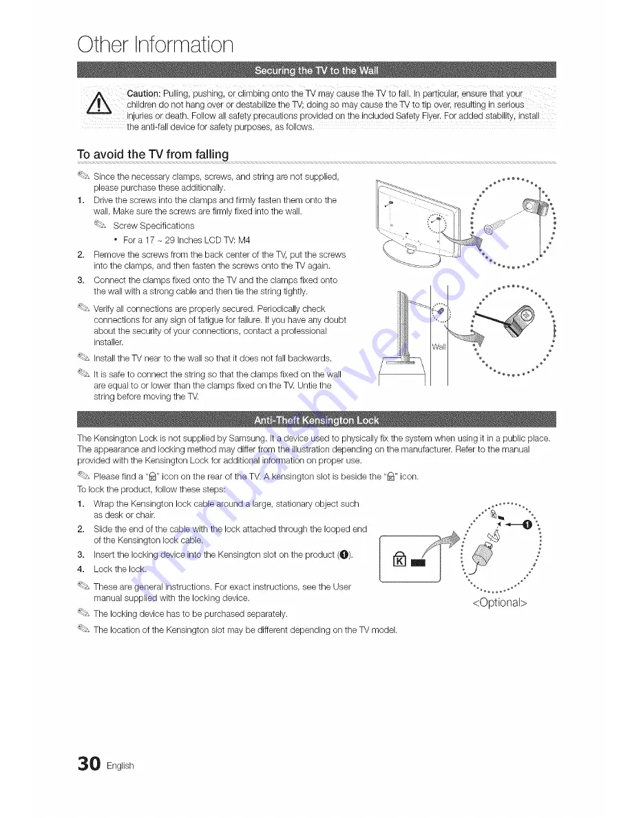 Samsung LN22D450 User Manual Download Page 30