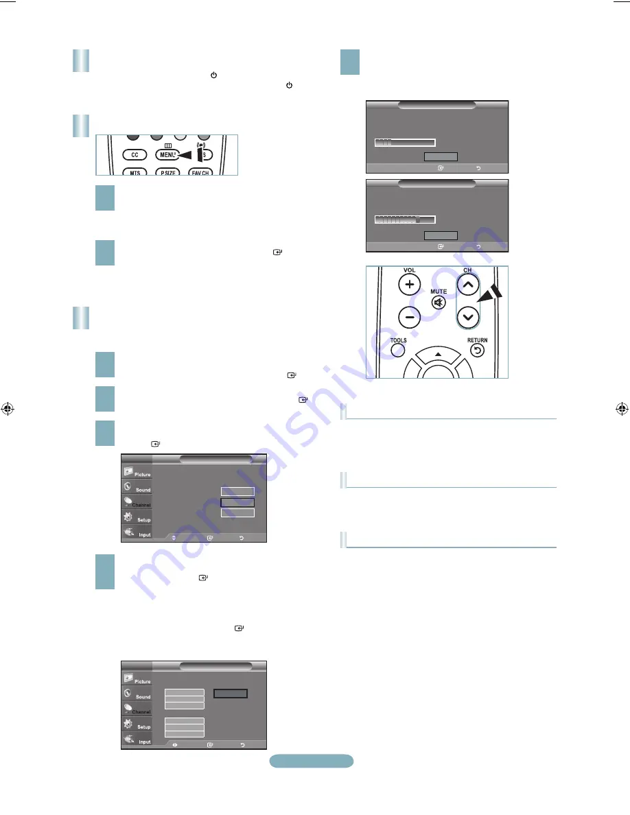 Samsung LN32A300JD Quick Setup Manual Download Page 20