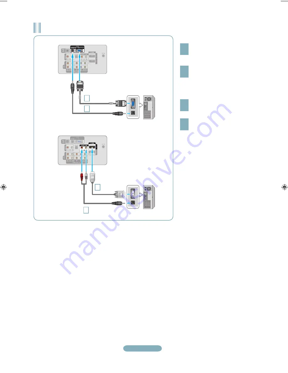 Samsung LN32A550P3F Quick Setup Manual Download Page 7