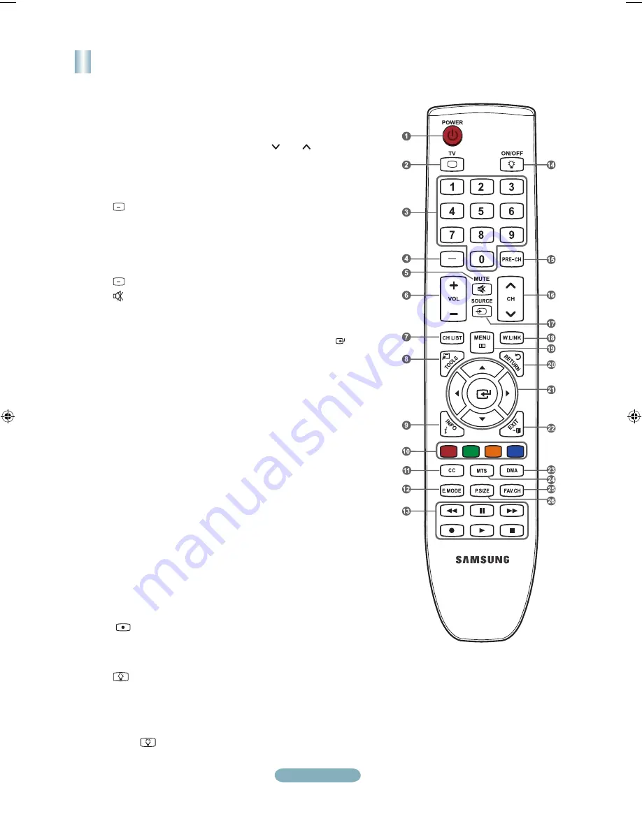 Samsung LN32A550P3F Скачать руководство пользователя страница 13