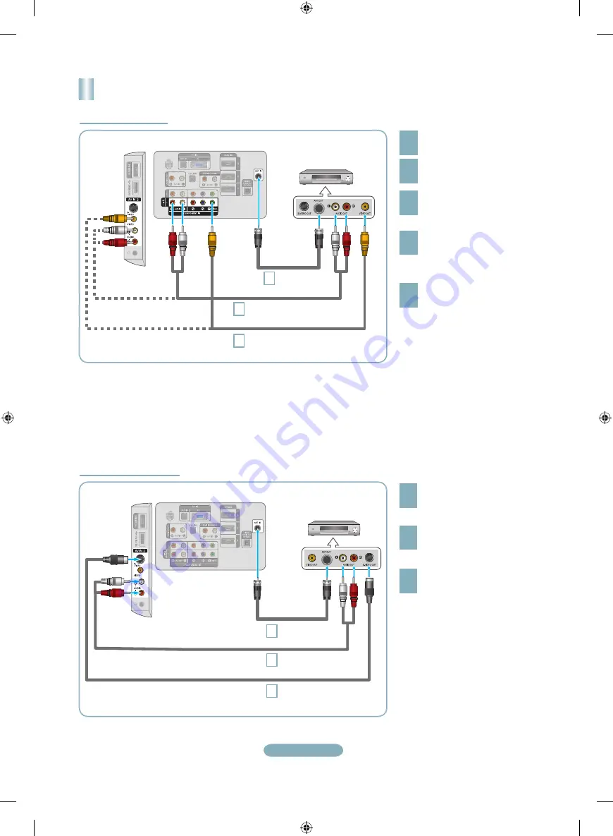 Samsung LN40A650A1FXZA Quick Setup Manual Download Page 5