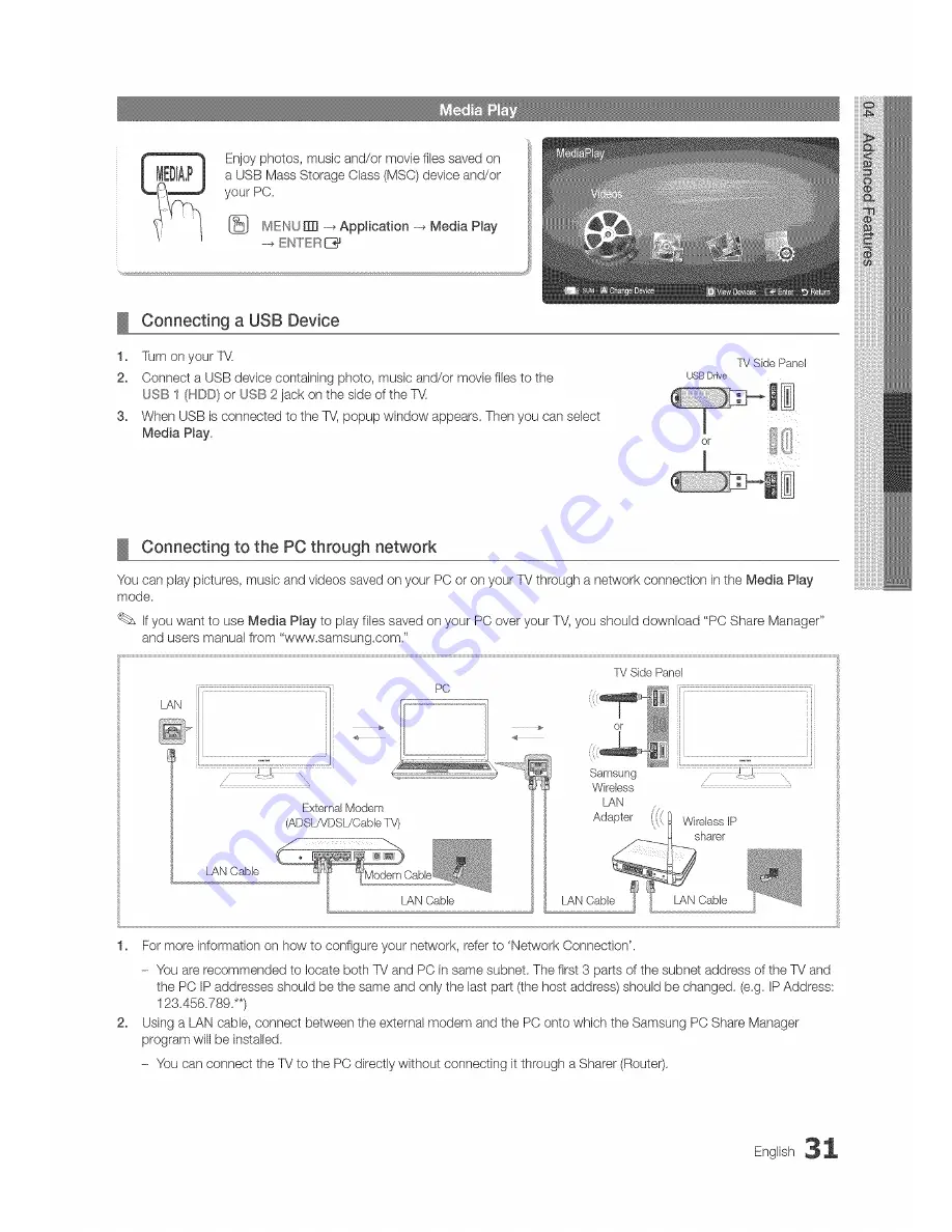 Samsung LN40C630 Скачать руководство пользователя страница 31