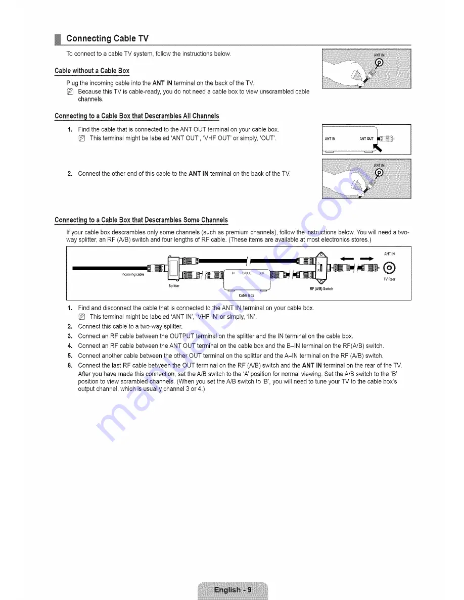 Samsung LN52B630 - 52