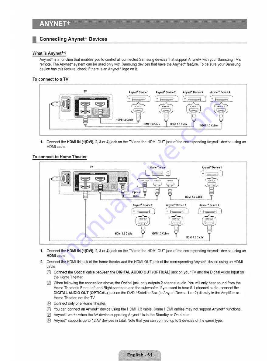 Samsung LN52B750 Скачать руководство пользователя страница 63