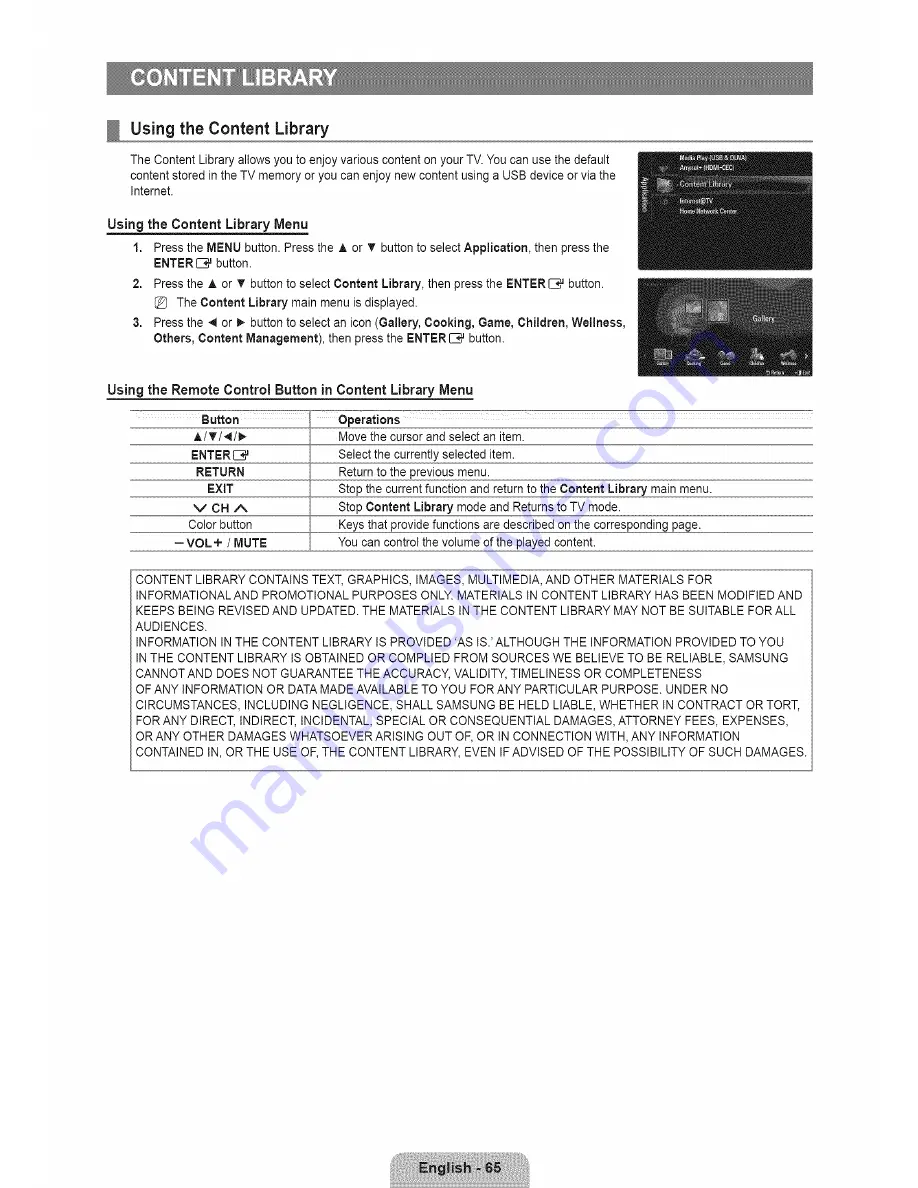 Samsung LN52B750 User Manual Download Page 67